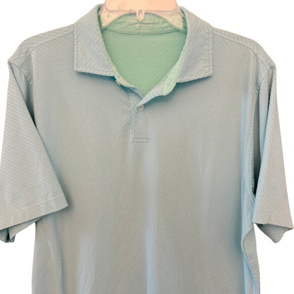 Men Fairways & Greene Striped Golf Polo - SIze Large - Picture 3 of 8